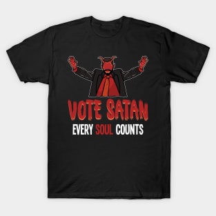 Vote Satan - For the dark side T-Shirt